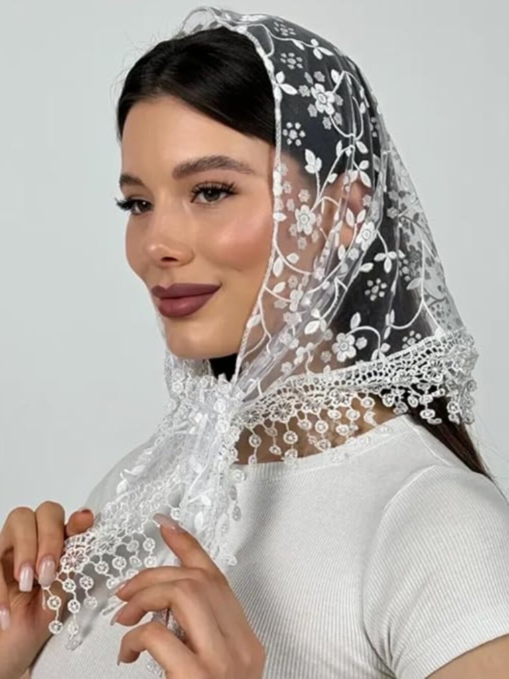 Catholic Church Veil 51.2 * 13.8in